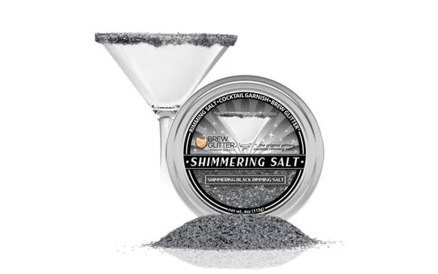 Brew Glitter - Black Edible Glitter Blended Rimming Salt product image