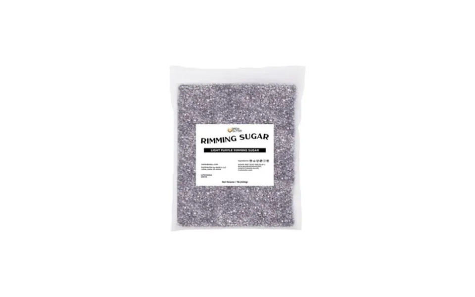 Brew Glitter - Light Purple Rimming Sugar 1lb 1x Resealable Bag Cocktail Garnish For Mixed Drinks & Refreshments