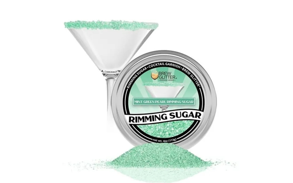 Brew Glitter - Mint Green Pearl Cocktail Rimming Sugar