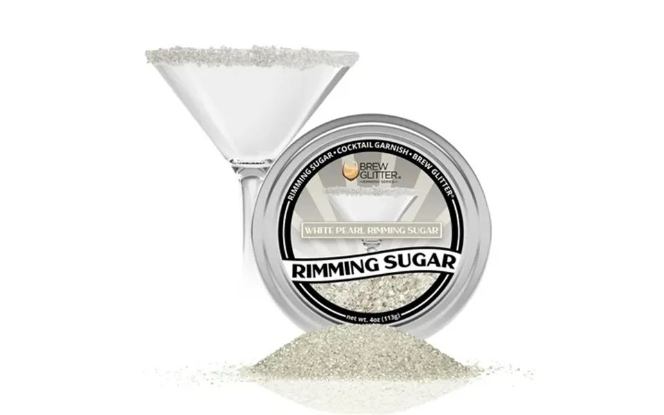 Brew Glitter - White Pearl Cocktail Rimming Sugar