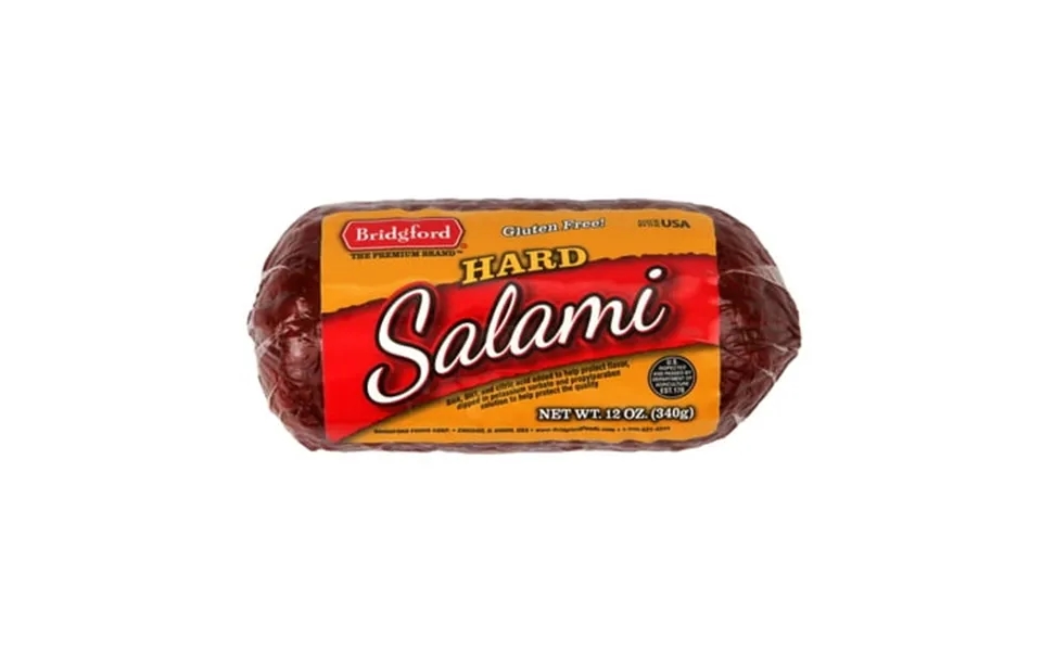 Bridgford Marketing Company Gluten Free Hard Salami 12oz Package