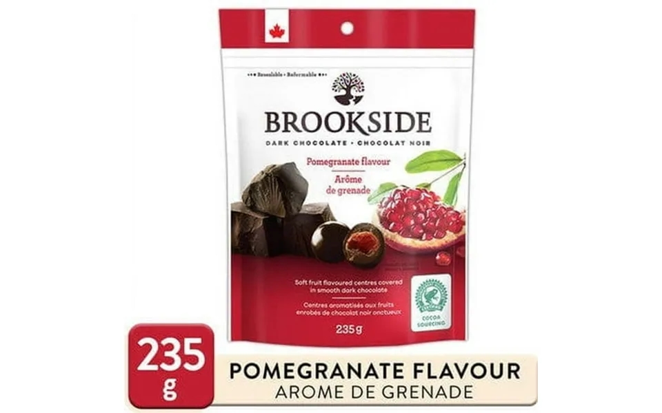 Brookside Dark Chocolate Pomegranate Flavour 235g 8.3 Oz Imported From Canada