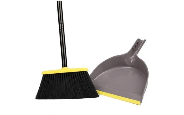 Broom And Dustpan Set Indoorbroom With Dust Pan Combo Set For Home Angle Kitchen Broom For Floor Sweeping product image