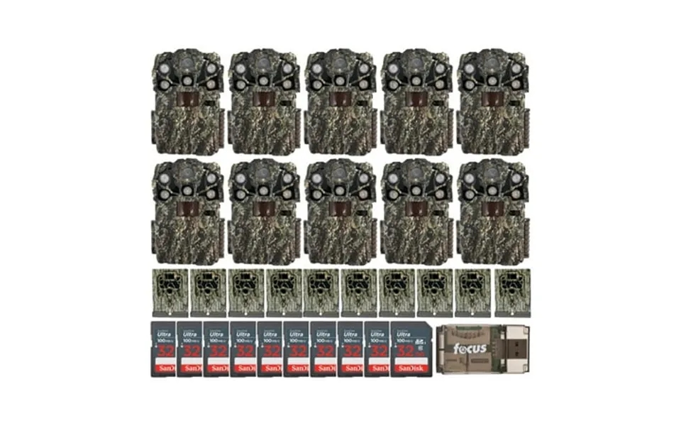Browning Trail Cameras Recon Force Elite Hp5 10-pack Bundle