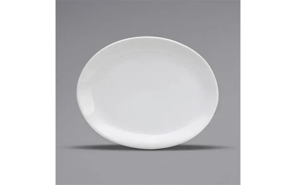 Buffalo F8000000355 11 X 8.5 In. Oval Porcelain Coupe Platter Bright White