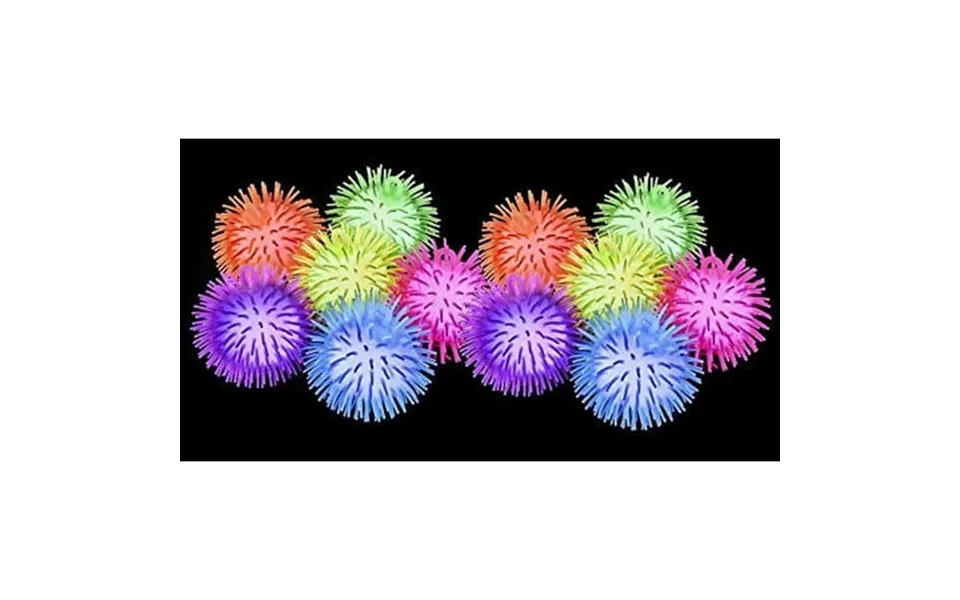 Bulk - Set Of 12 Light Up 5 Puffer Balls