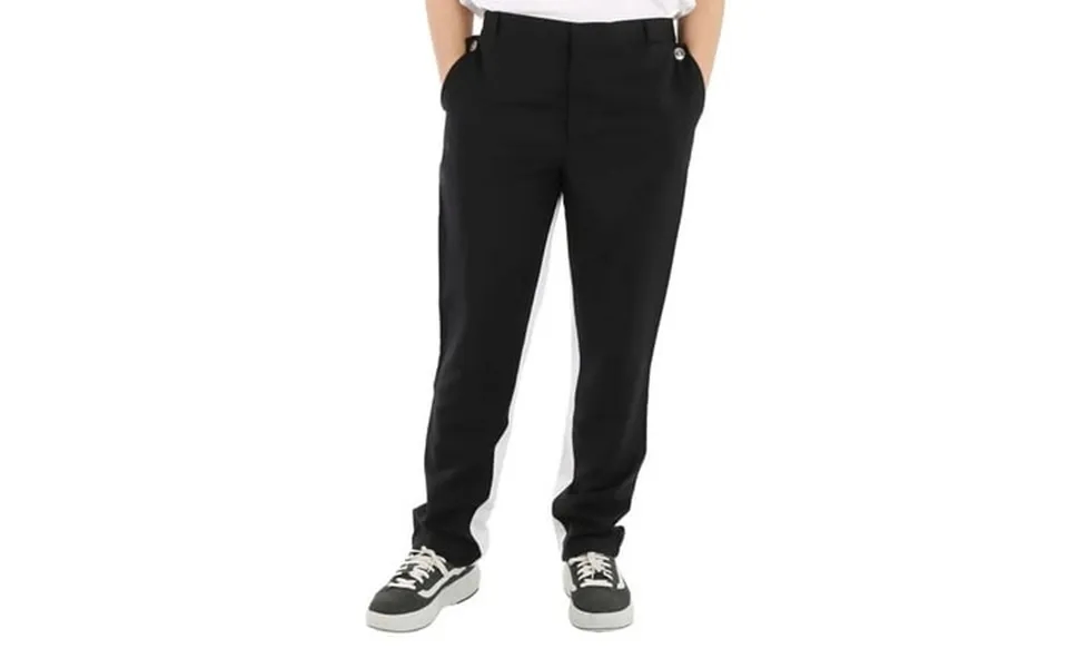 Burberry Men S Logo Print Two Tone Wool Mohair Trousers Brand Size 50 Waist Size 34