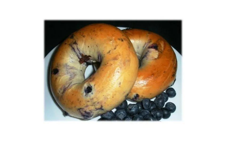 Burry Foodservice Thaw And Sell Sliced Blueberry Bagel 4 Ounce 72 Per Case