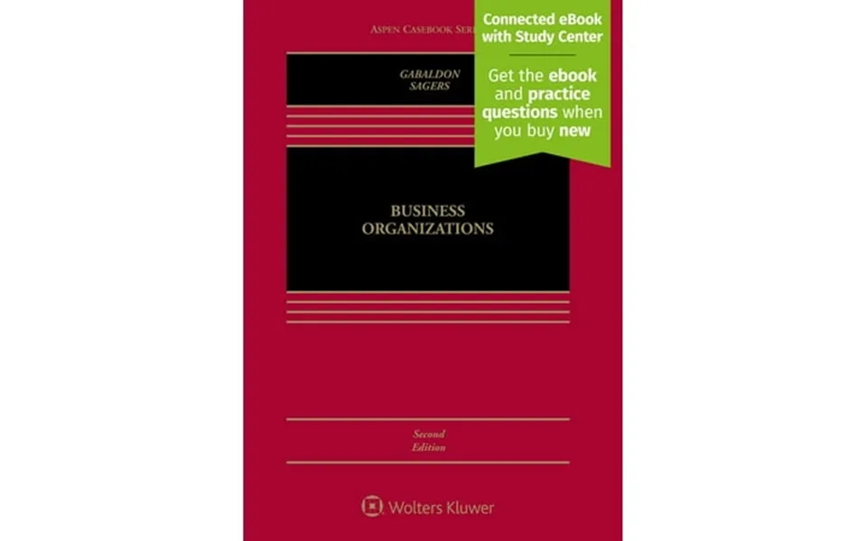 Business Organizations Aspen Casebook 9781454896593 Hardcover 2
