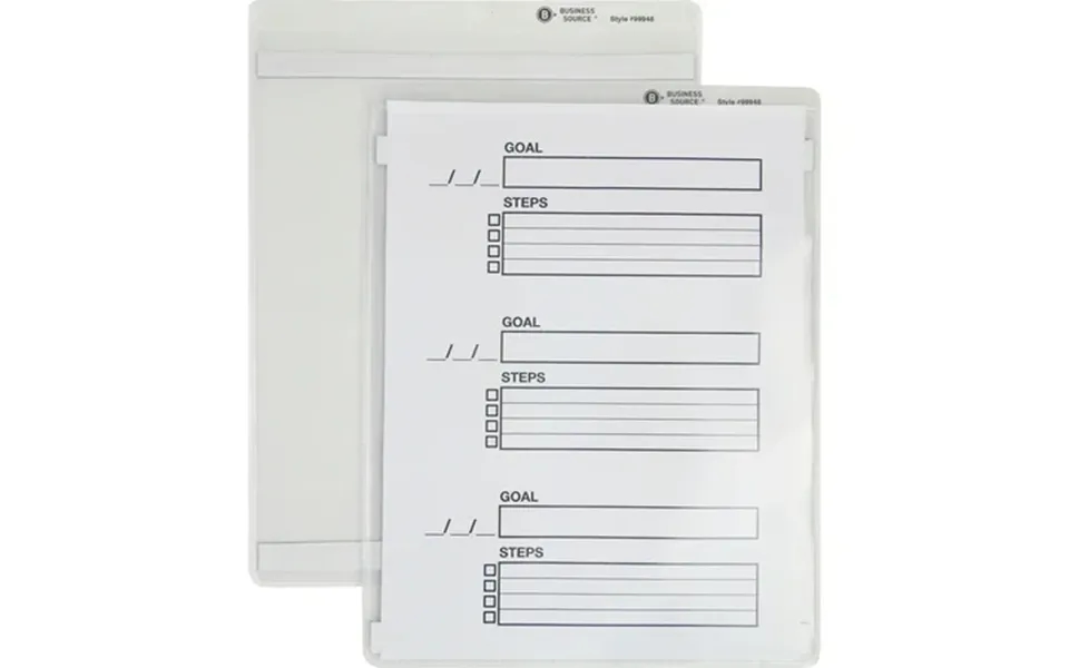Business Source Bsn99948 Magnetic Ticket Holder 15 Box Clear