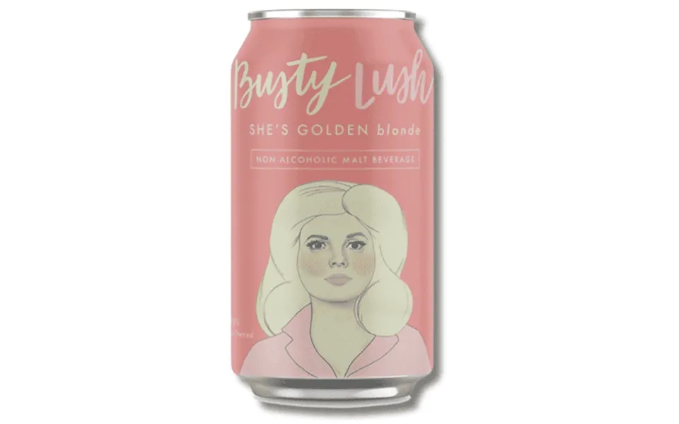 Busty Lush She S Golden Non-alcoholic Blonde Beer Low Calorie Craft Brewed Na Malte Beer 12 Pack