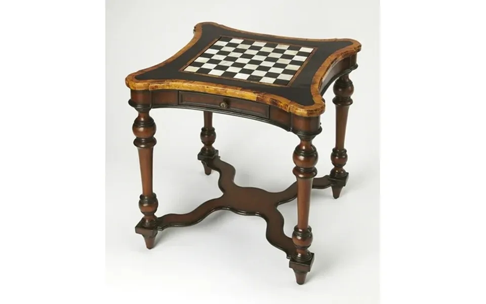 Butler Specialty Company Enrique Stone And Wood Game Table - Brown