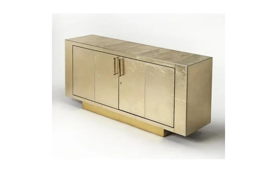 Butler Specialty Company Francois 70.5 W Leather Buffet Sideboard - Gold