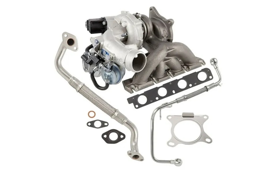 Buyautoparts Turbo Kit W Oem Borgwarner Turbocharger Gaskets & Oil Line For Audi & Vw 2