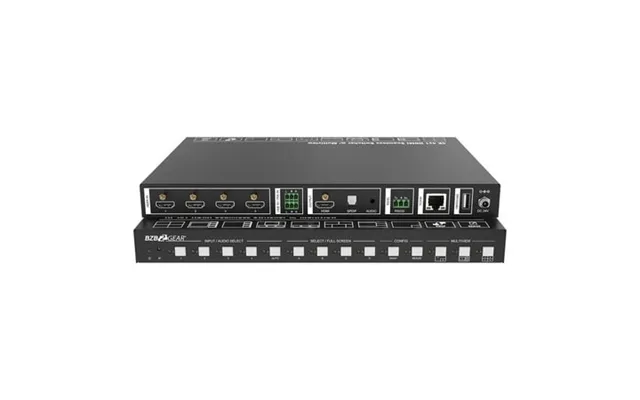 Bzbgear 4x1 4k Uhd Hdmi Seamless Switcher Scaler Multiviewer With Ip Rs-232 Audio De-embedding product image
