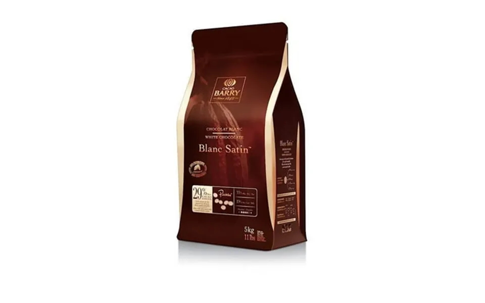 Cacao Barry Blanc Satin 29% White Chocolate Discs