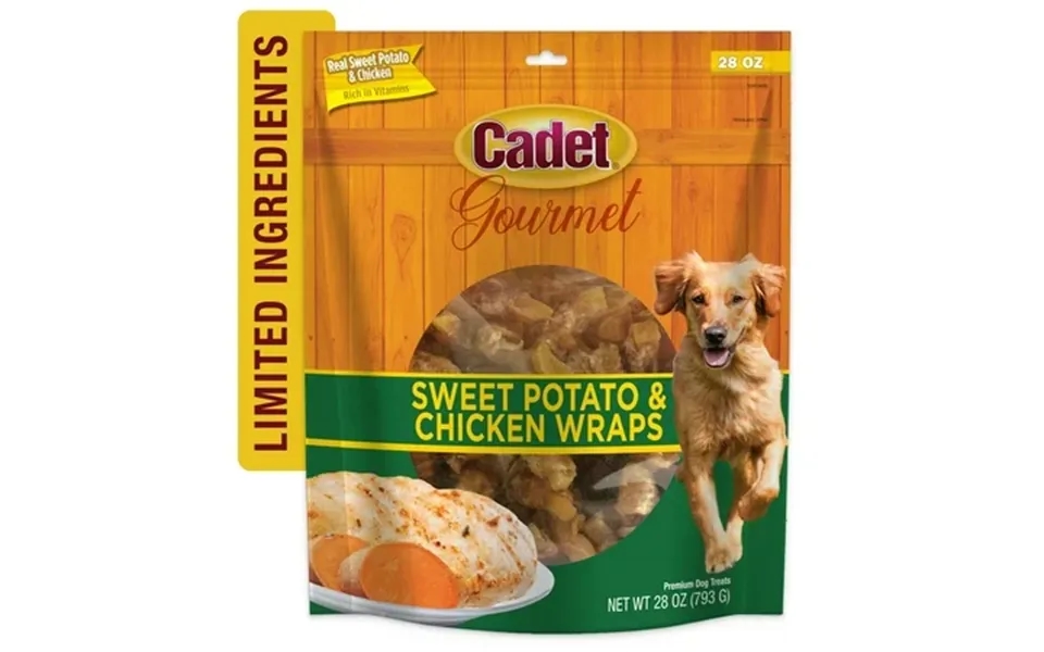 Cadet Chicken & Sweet Potato Flavor Jerky Treats For Dogs 28 Oz