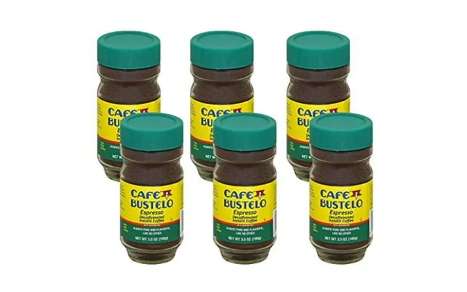 Café Bustelo Espresso Style Cafe Decaffeinated Decaf Instant Coffee 3