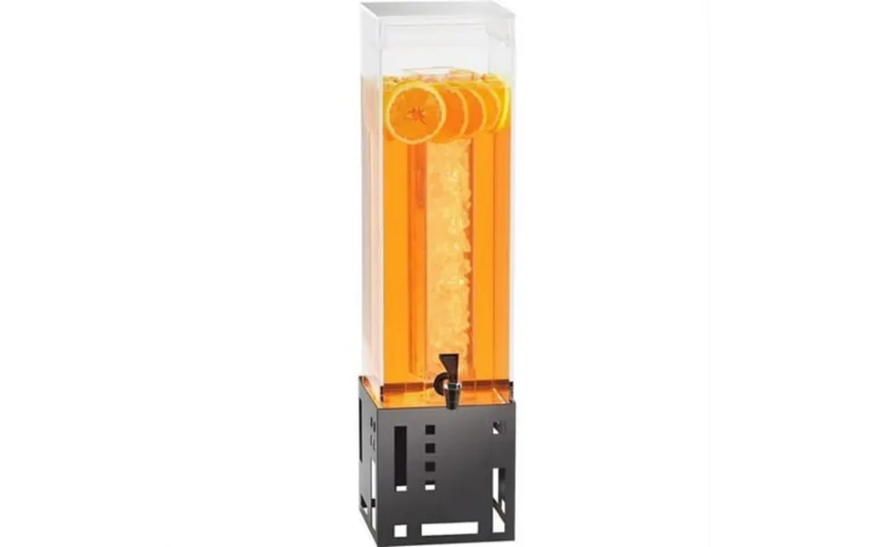 Cal Mil 1602-3-13 3 Gal Black Beverage Dispenser With Ice Chamber - 7