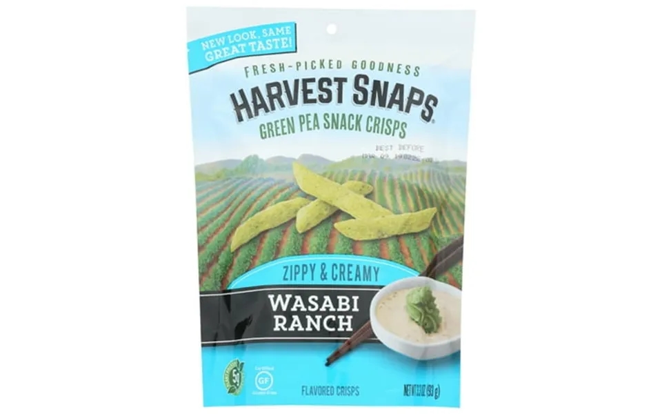 Calbee Green Pea Crisps Wasabi Ranch 3.3 Oz.