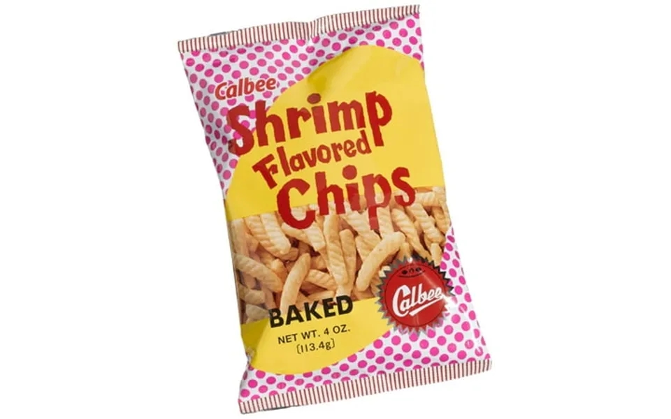 Calbee Shrimp Flavored Chips 4-ounce Bags Pack Of 12