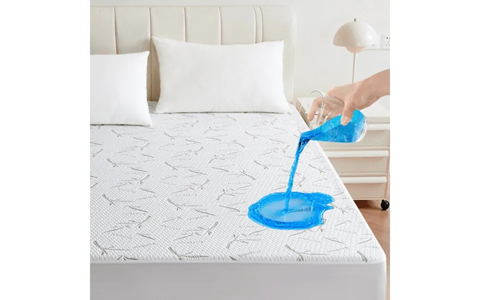 California King Size Waterproof Mattress Protector Breathable Bamboo Viscose Waterproof Mattress Pad Hypoallergenic &noi