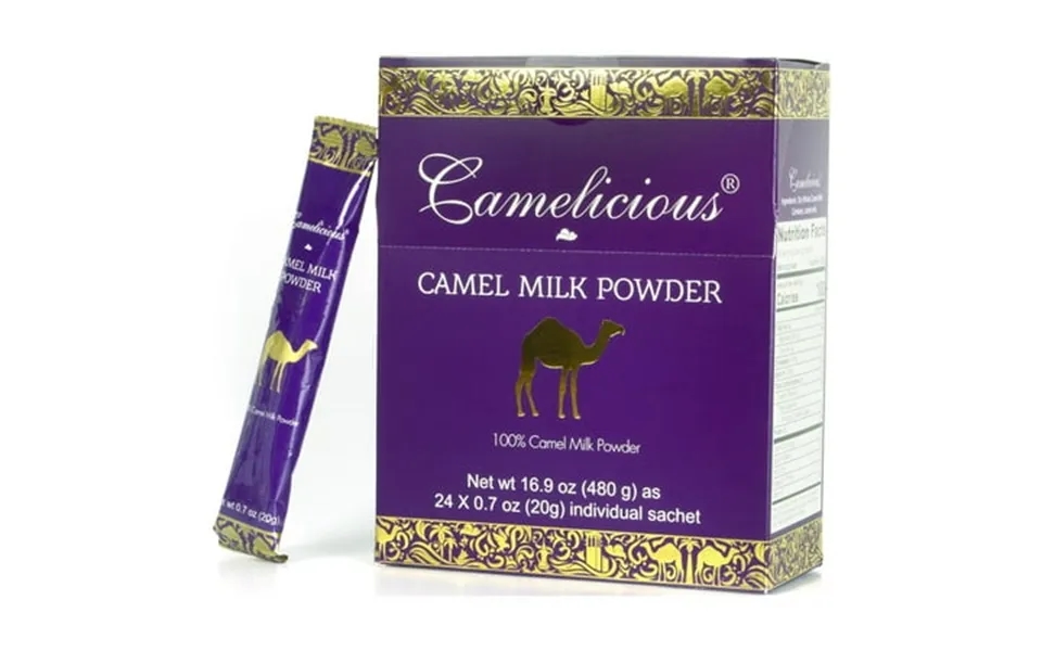 Camel Milk Powder Camelicious 480g Box Us Edition 24 Packets X 20g Each Non-gmo Gluten Free Low Lactose Alternative Dry