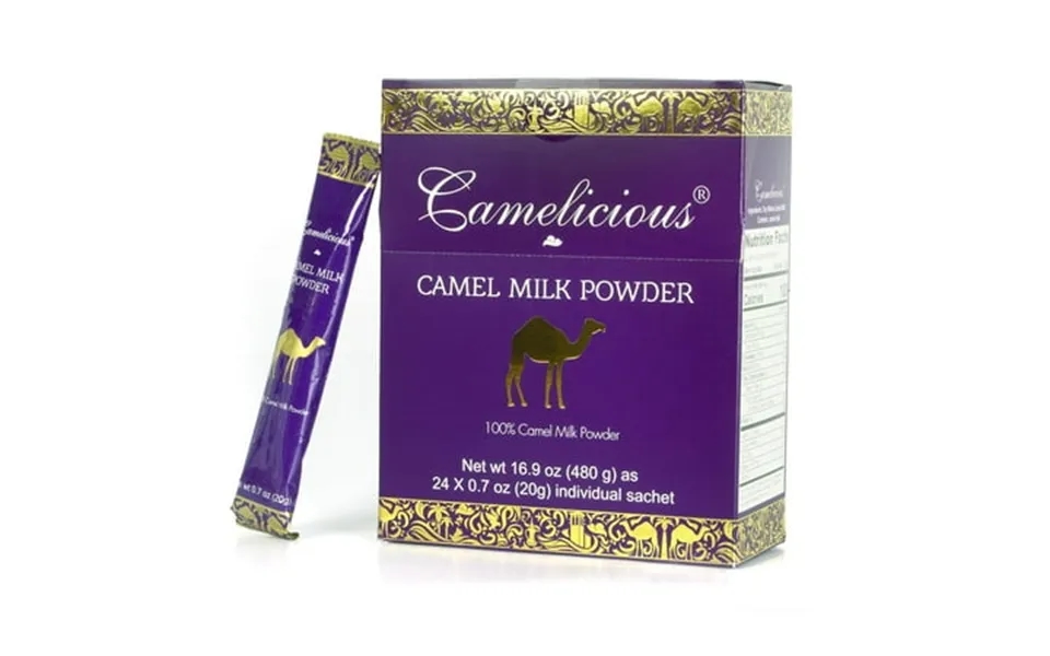 Camel Milk Powder Camelicious Bdf32 480g Box Us Packets X 20g Each Non-gmo Gluten Free Low Lactose Alternative Dry Milk