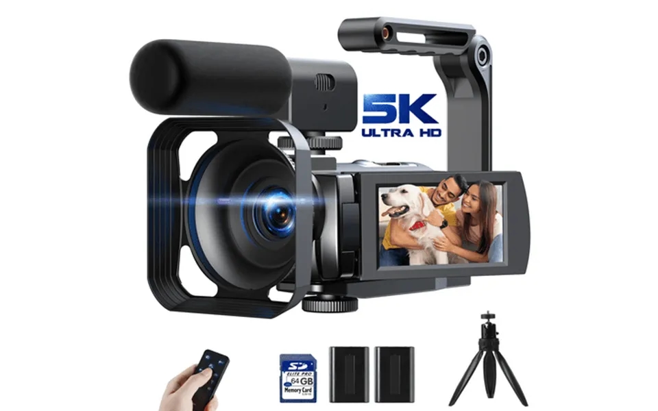 Campark Ac12 5k 25fps Video Camera 56mp Photo 3 Touch Screen Digital Camcorder For Vlogging Youtube