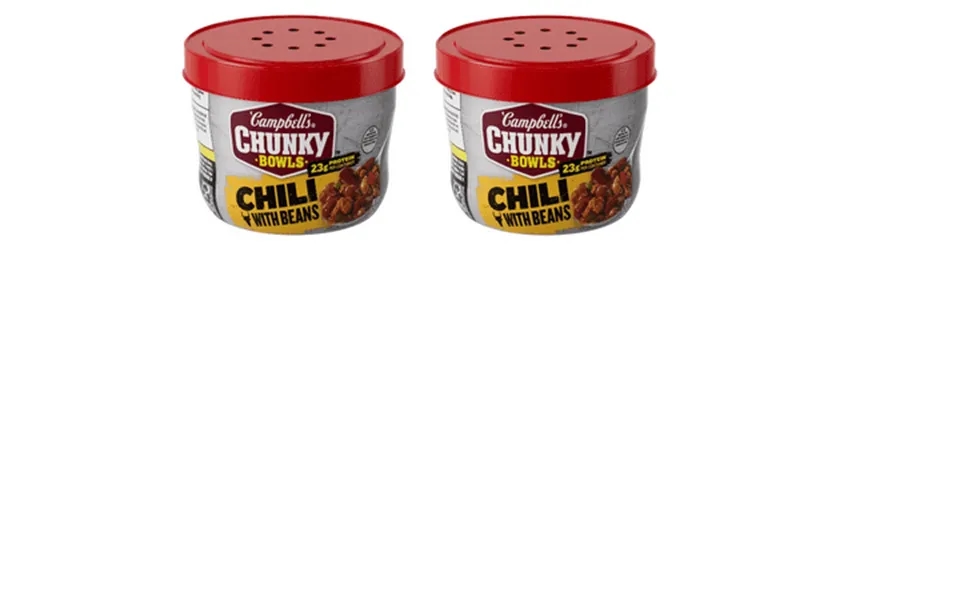 Campbell S Chunky Chili With Beans Microwaveable Bowl - 15.25oz-pack Of 2