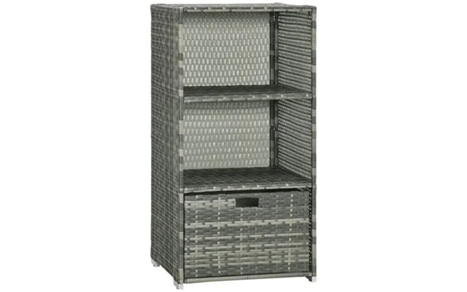 Canddidliike Valet Pool Towel Rack Waterproof Pe Plastic Rattan Wicker Storage Organizer Hot Tub Accessory Storage 2 She
