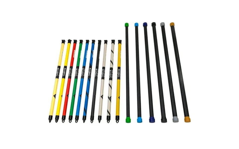 Cando Slim Weight Bar 16-piece Set 1 2 3 4 5 6 7 8 9 10 12.5 15 17