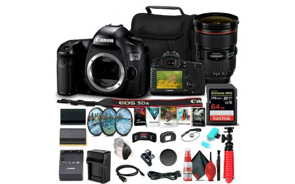 Canon Eos 5ds Dslr Camera Body Only 0581c002 Canon Ef 24-70mm F 2