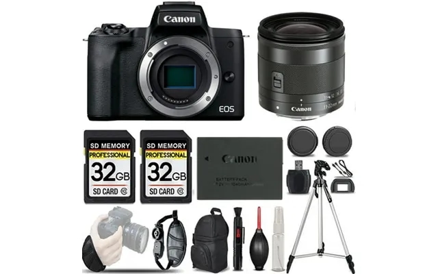 Canon Eos M50 Mark Ii Mirrorless Camera Black 11-22mm F 4-5.6 Is Stm Lens -loaded Kit International Version product image