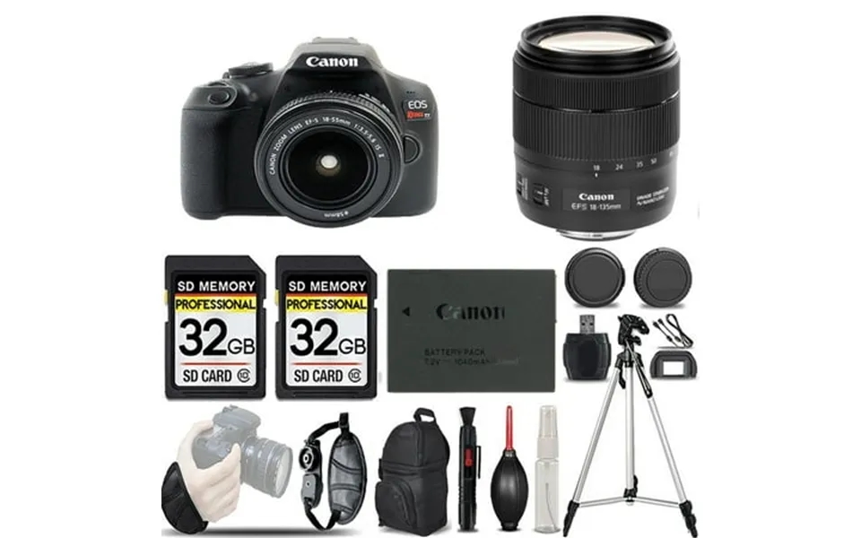 Canon Eos Rebel T7 Dslr Camera With 18-55mm Lens 18-135mm F 3