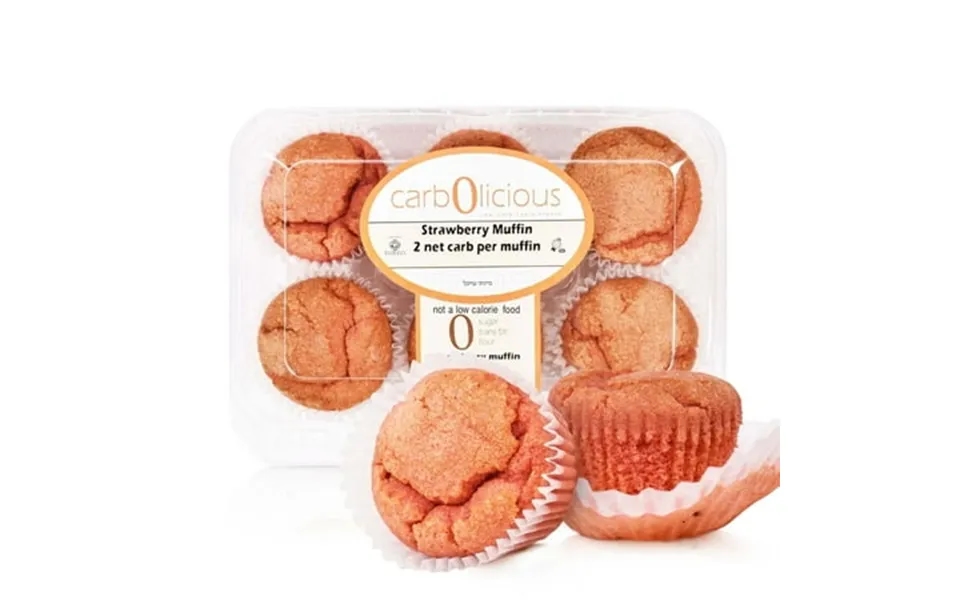 Carbolicious Low Carb Ready-to-eat Muffins 6-pack Flavor Strawberry