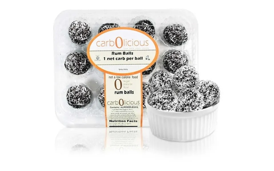 Carbolicious Low Carb Ready-to-eat Rum Balls 12 Pack