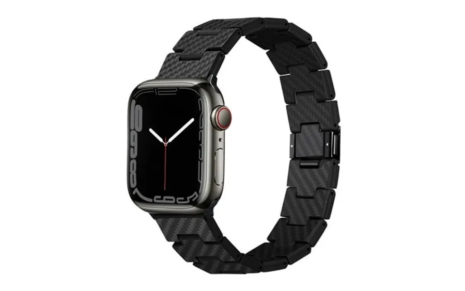 Carbon Fiber Strap For Apple Watch Band 45mm 44mm 42mm 41mm 40mm 38mm Lightweight Link Bracelet Belt Iwatch Series 5 4 3