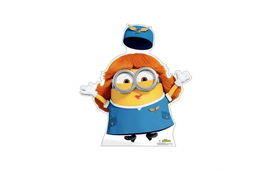 Cardboard People Bob Airline Stewardess Life Size Cardboard Cutout Standup - Minions The Of Gru 2022 Film