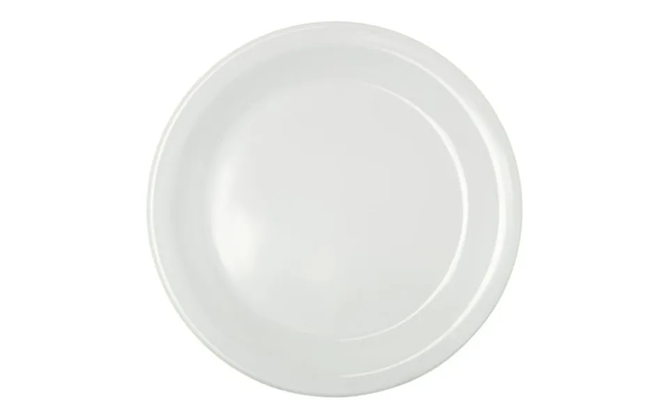 Carlisle Kl20402 Kingline 6.44 White Melamine Pie Plate - Dozen