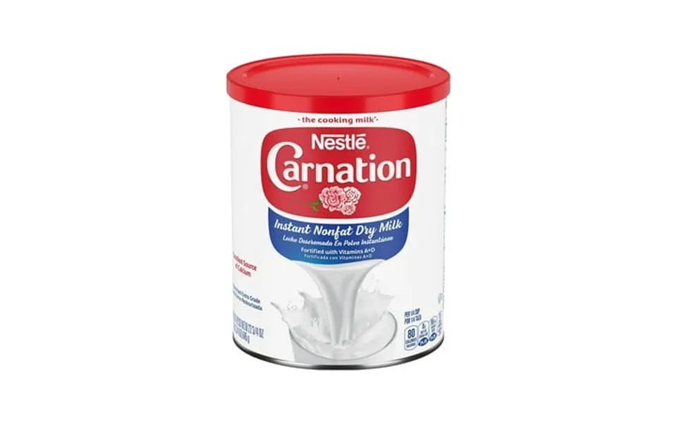 Carnation 12428935 22.75 Oz Canister Instant Nonfat Dry Milk - Unsweetened 4 Carton