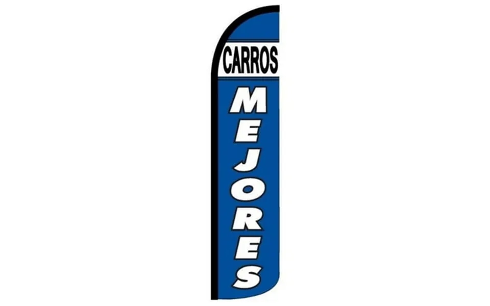 Carros Mejores Windless Flag With Pole Advertisement Business Flags Feather Flag