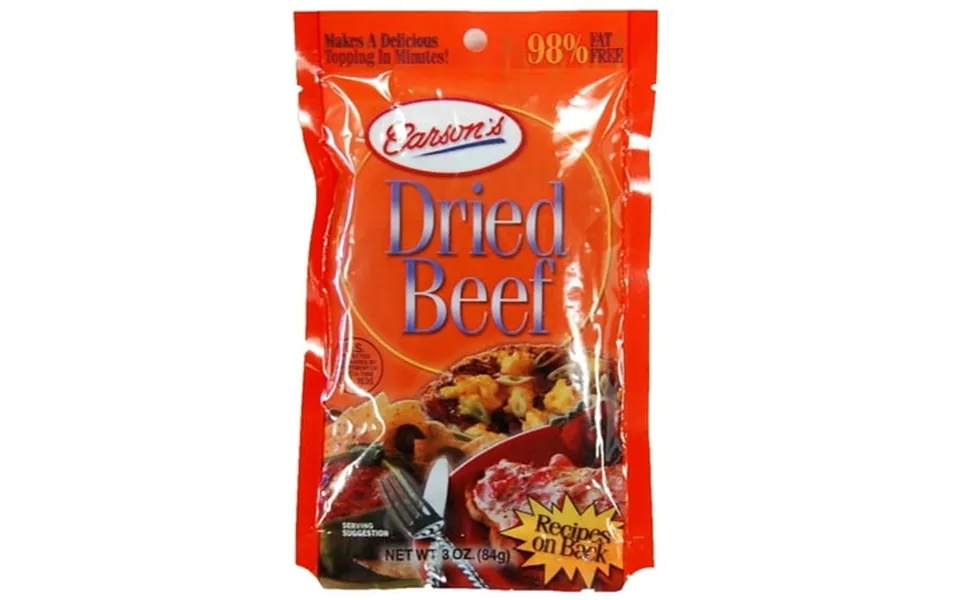 Carson S Refrigerated Sliced Dried Beef 4 Packages 3 Oz Each
