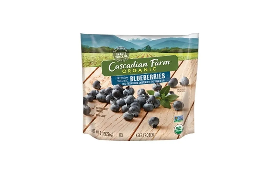 Cascadian Farm Organic Blueberries 8 Ounce -- 12 Per Case.