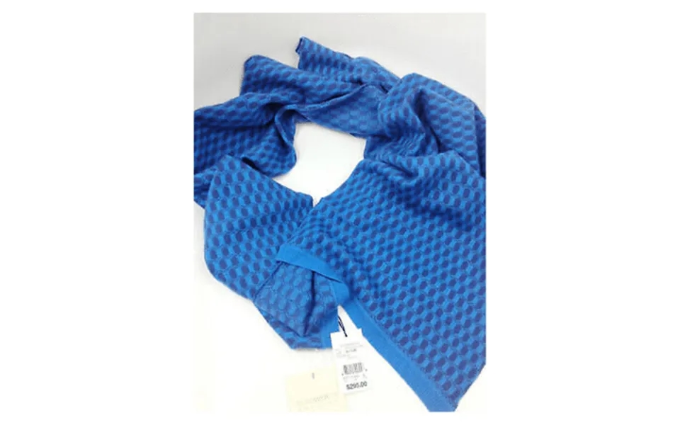 Cash Ca England Merino Cashmere Sapphire Scarf Msrp 295.00