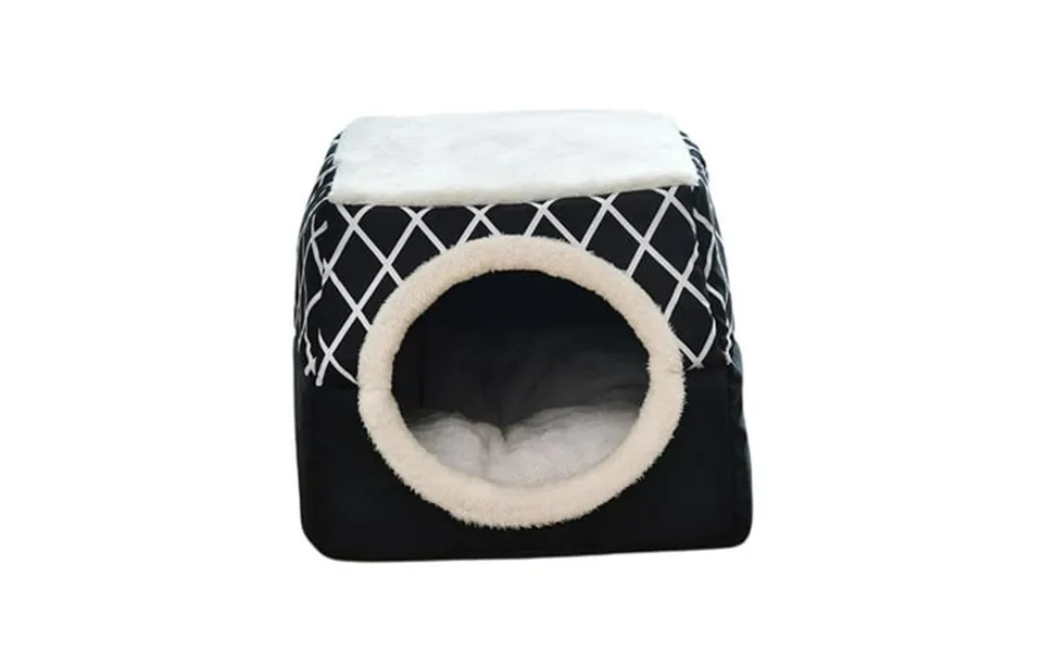 Cat Bed For Indoor Cats 2-in-1 Pet Bed For Kitten And Small Cat Or Dog Cat Tent Cave Washable Cat House 35x33x30cm Pet S