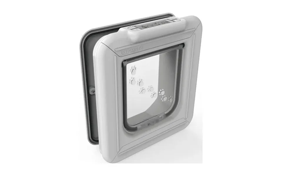 Cat Mate Elite I.d. Disc Cat Door With Timer Control And 2 Collar Worn Id Discs