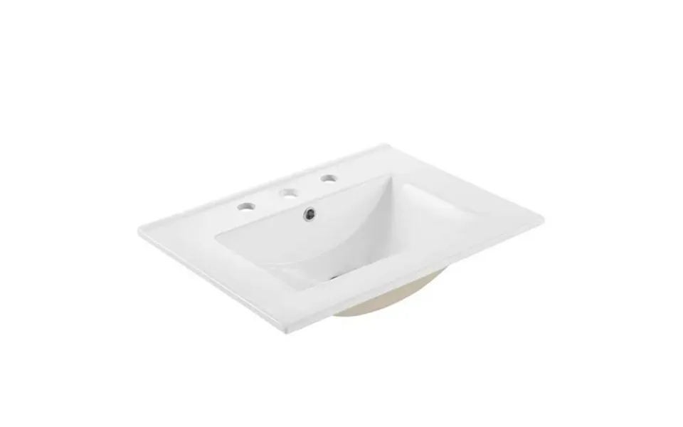 Cayman 24 Bathroom Sink White