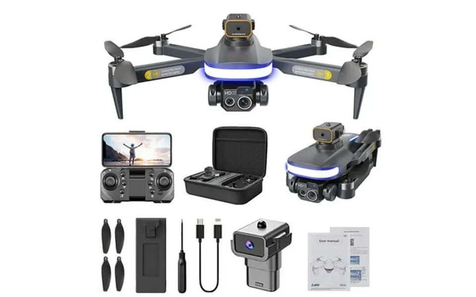 Cbcbtwo Drone Wifi Fpv Drone With 4k Hd Camera Altitude Hold Mode Foldable Rc Drone Quadcopter Circle Fly Route Fly Alti