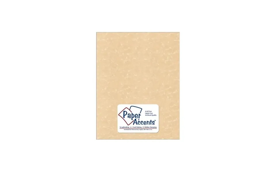 Cdstk Parchment 8.5x11 65lb Sand 25 Sheets